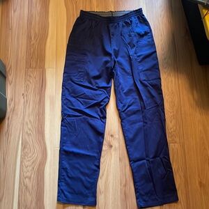 Navy Petite scrub pants